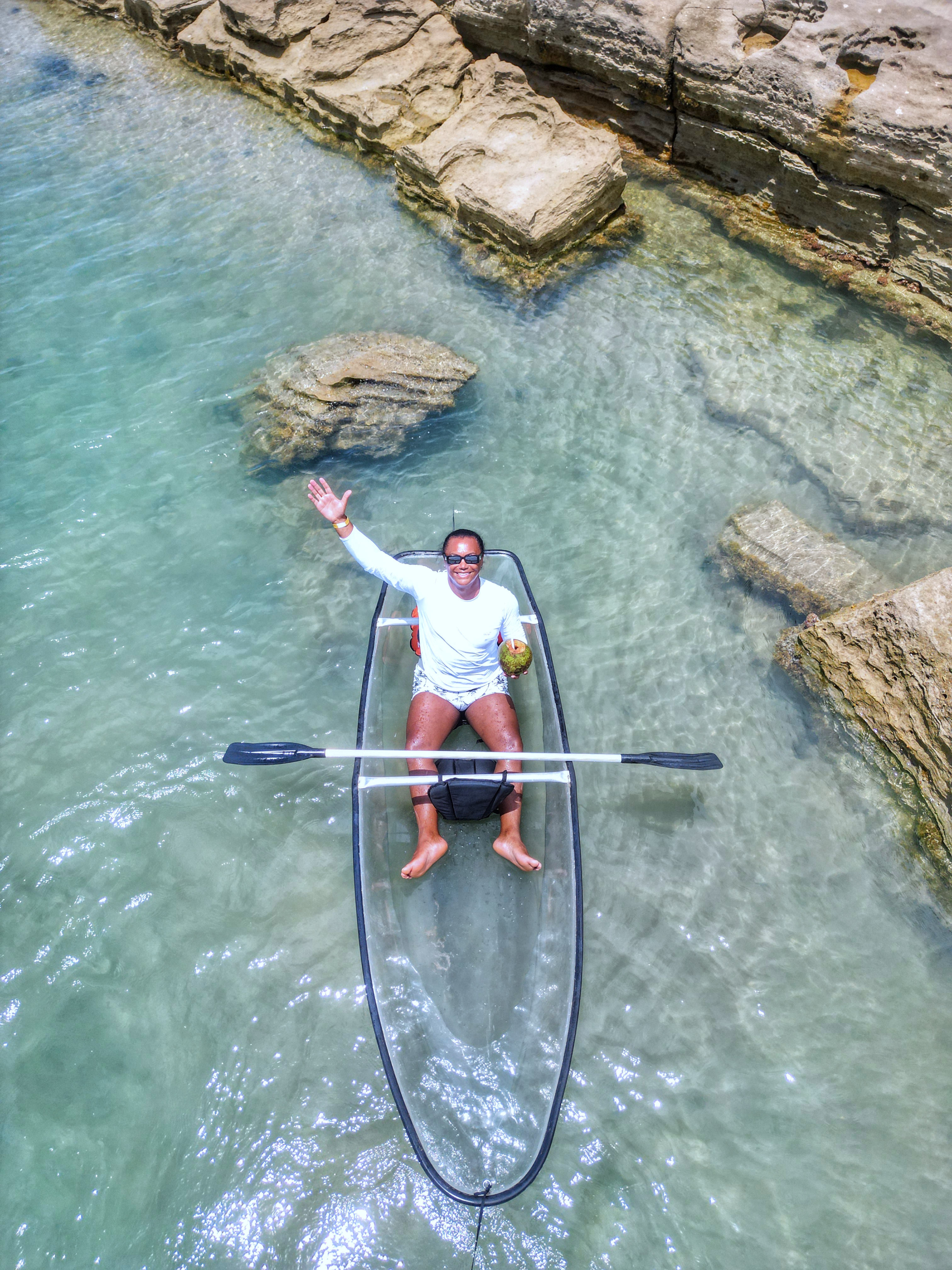 🚣‍♂️ Travessia em Caiaque Transparente + Imagens de Drone 