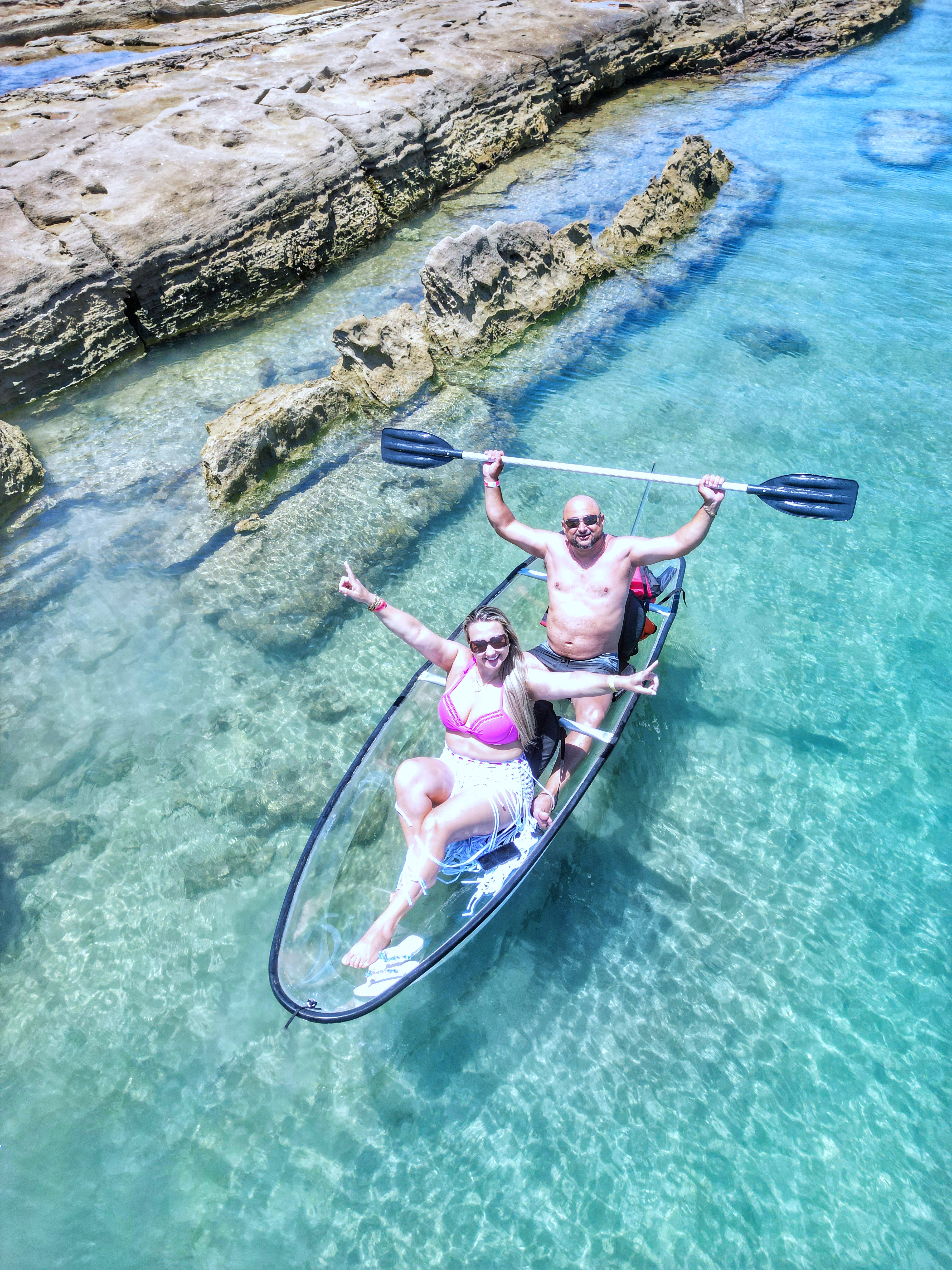 🚣‍♂️ Travessia em Caiaque Transparente + Imagens de Drone 