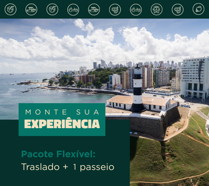 Pacote Flexível: Traslado Chegada e saída + 1 passeio a escolher