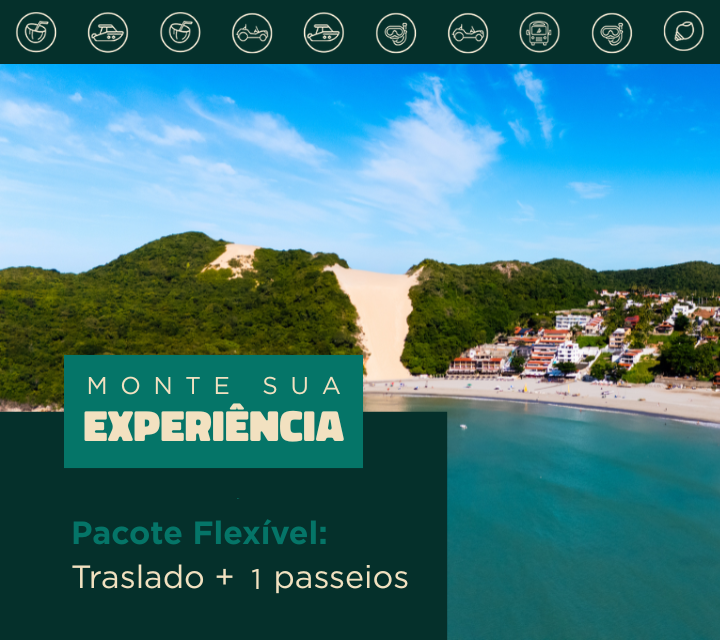 Pacote Flexível: Traslado Chegada e saída + 1 passeios a escolher