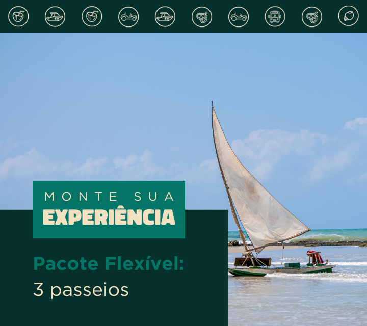 Pacote Flexível: 3 passeios a escolher