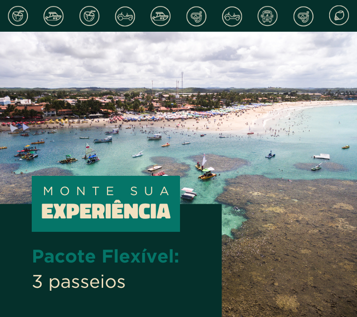 Pacote Flexível: 3 passeios a escolher