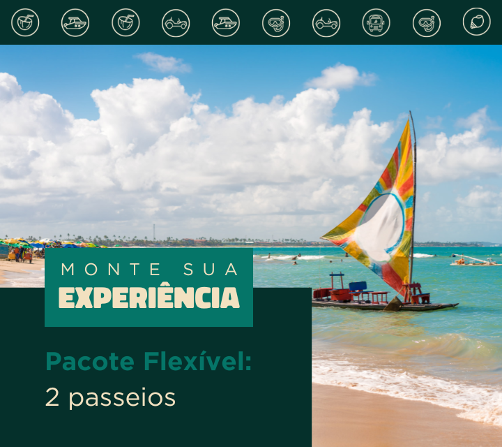Pacote Flexível: 2 passeios a escolher