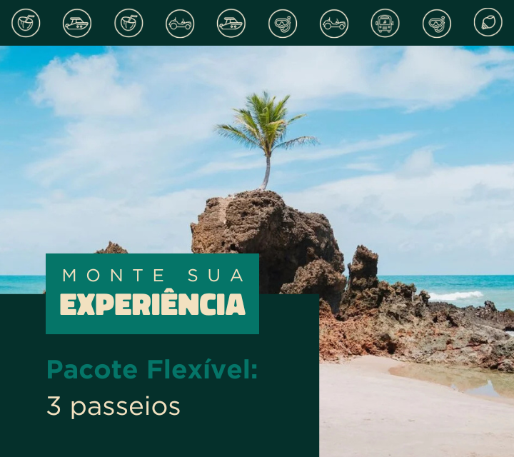 Pacote Flexível: 3 passeios a escolher