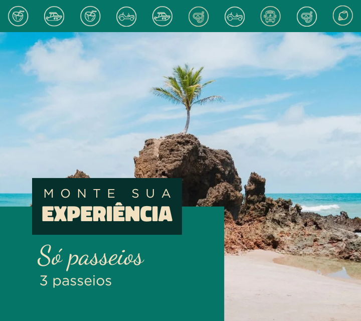 Pacote Flexível: 3 passeios a escolher