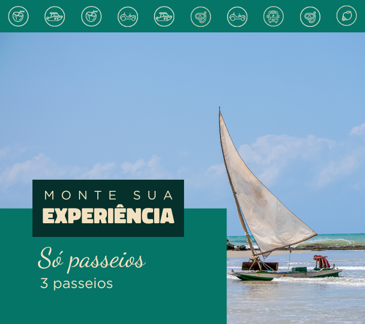 Pacote Flexível: 3 passeios a escolher