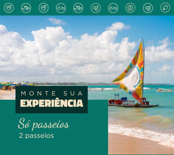 Pacote Flexível: 2 passeios a escolher