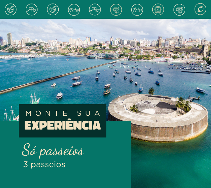 Pacote Flexível: 3 passeios a escolher