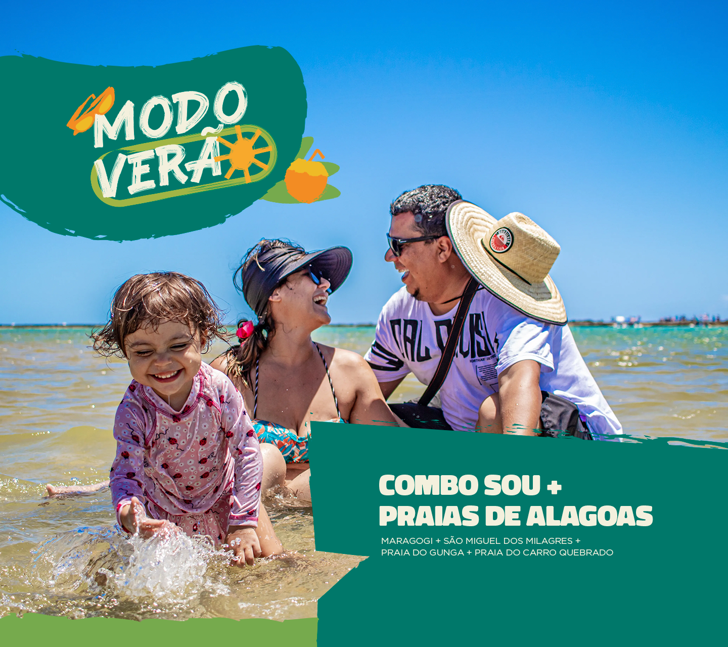 COMBO SOU + PRAIAS DE ALAGOAS