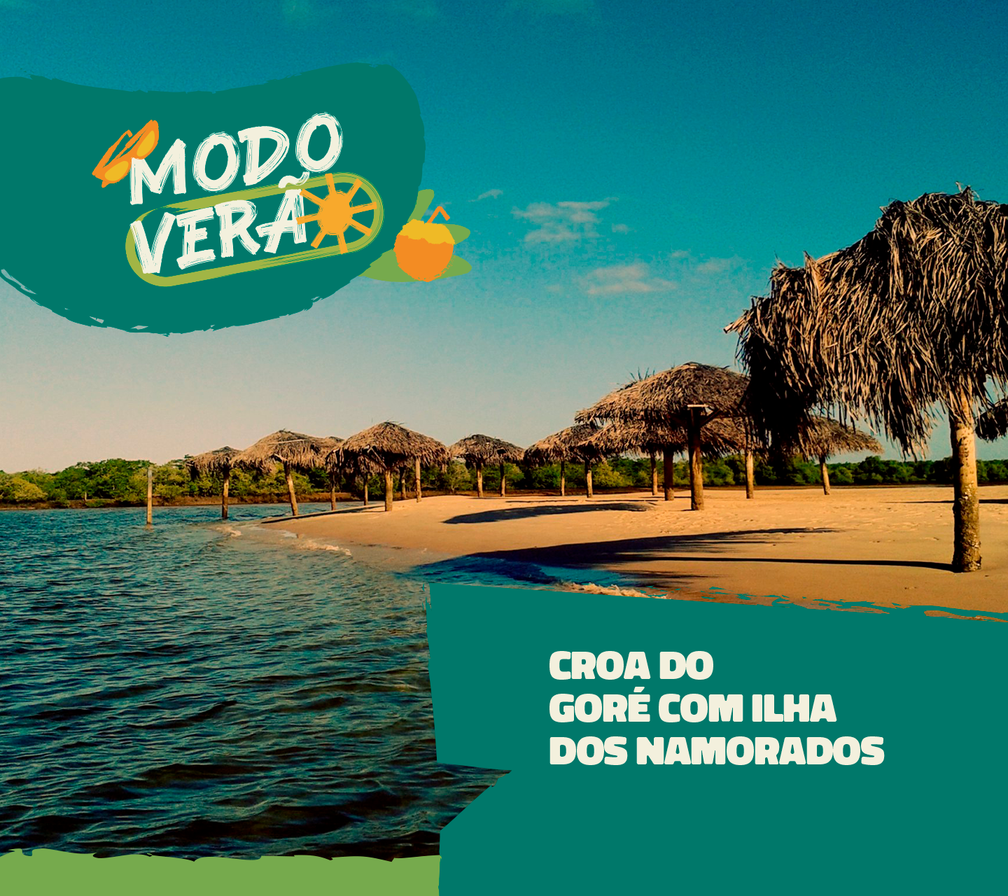 Croa do Goré com  Ilha dos Namorados