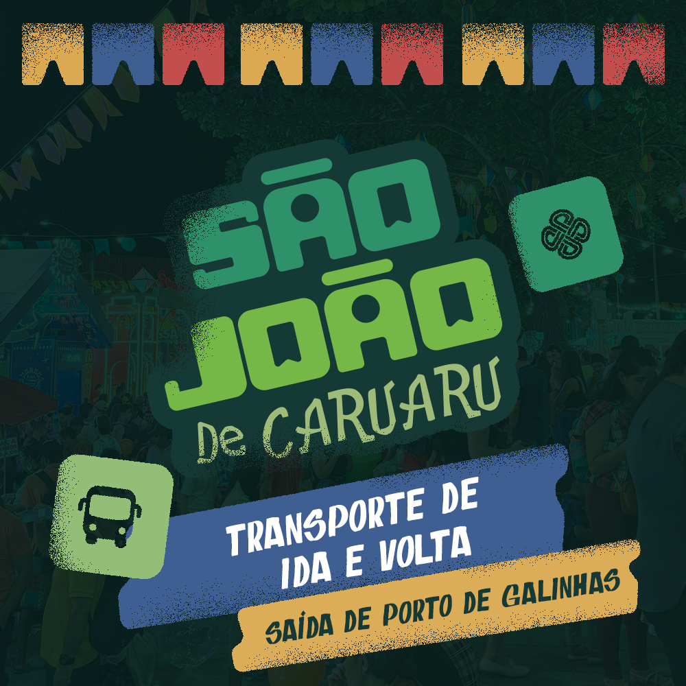 Transporte de ida e volta para o São João de Caruaru 🌽🔥 Saindo de Porto de Galinhas 