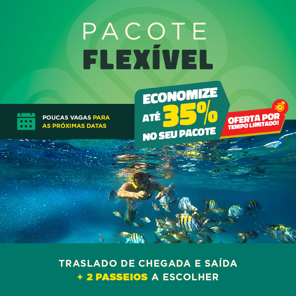Pacote Flexível: Traslado Chegada e saída + 2 passeios a escolher