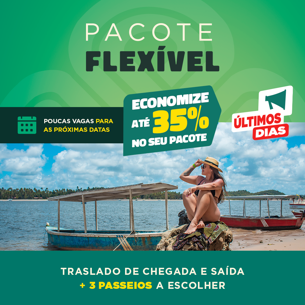 Pacote Flexível: Traslado Chegada e saída + 3 passeios a escolher