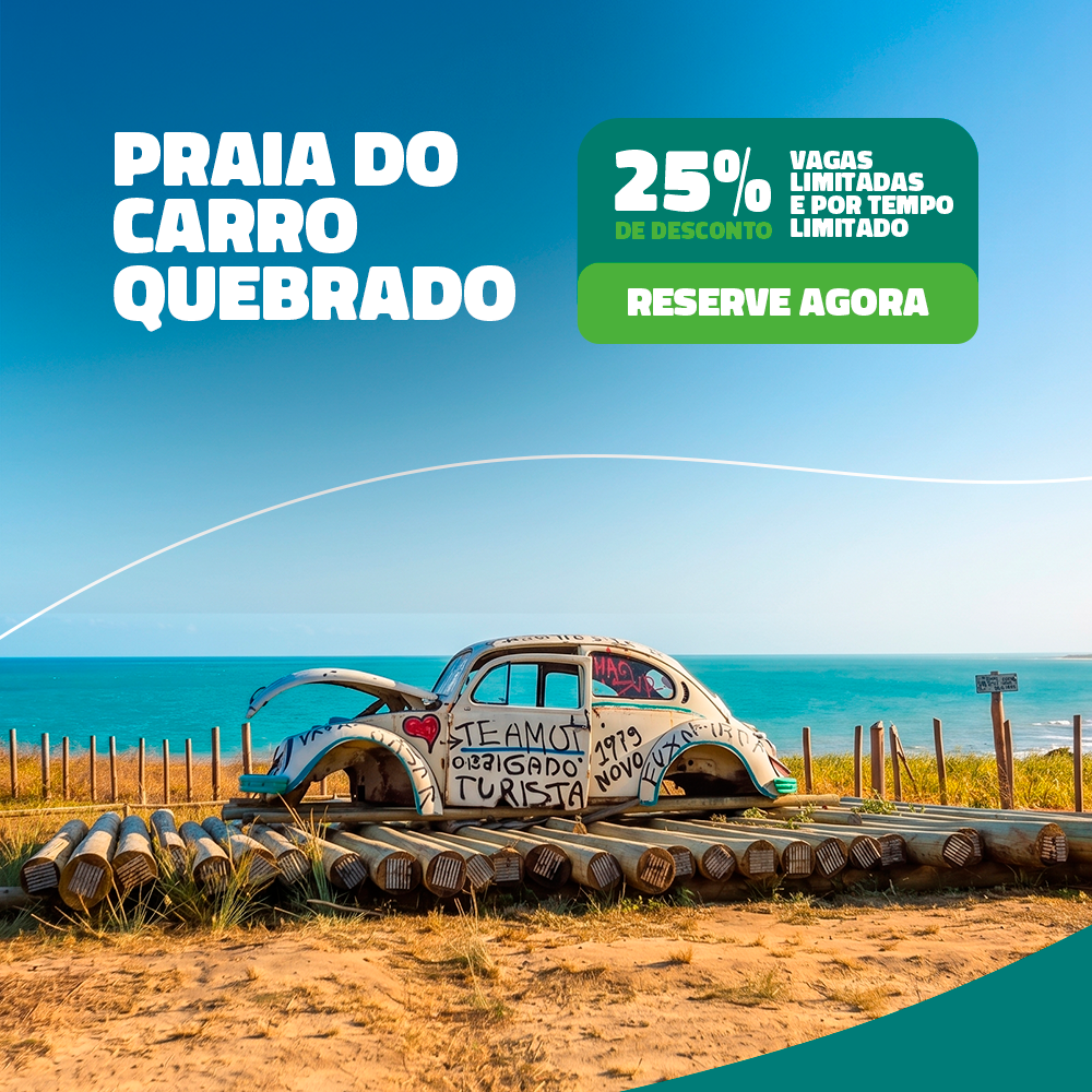Praia do Carro Quebrado — Falésias e mar azul saindo de Maceió.