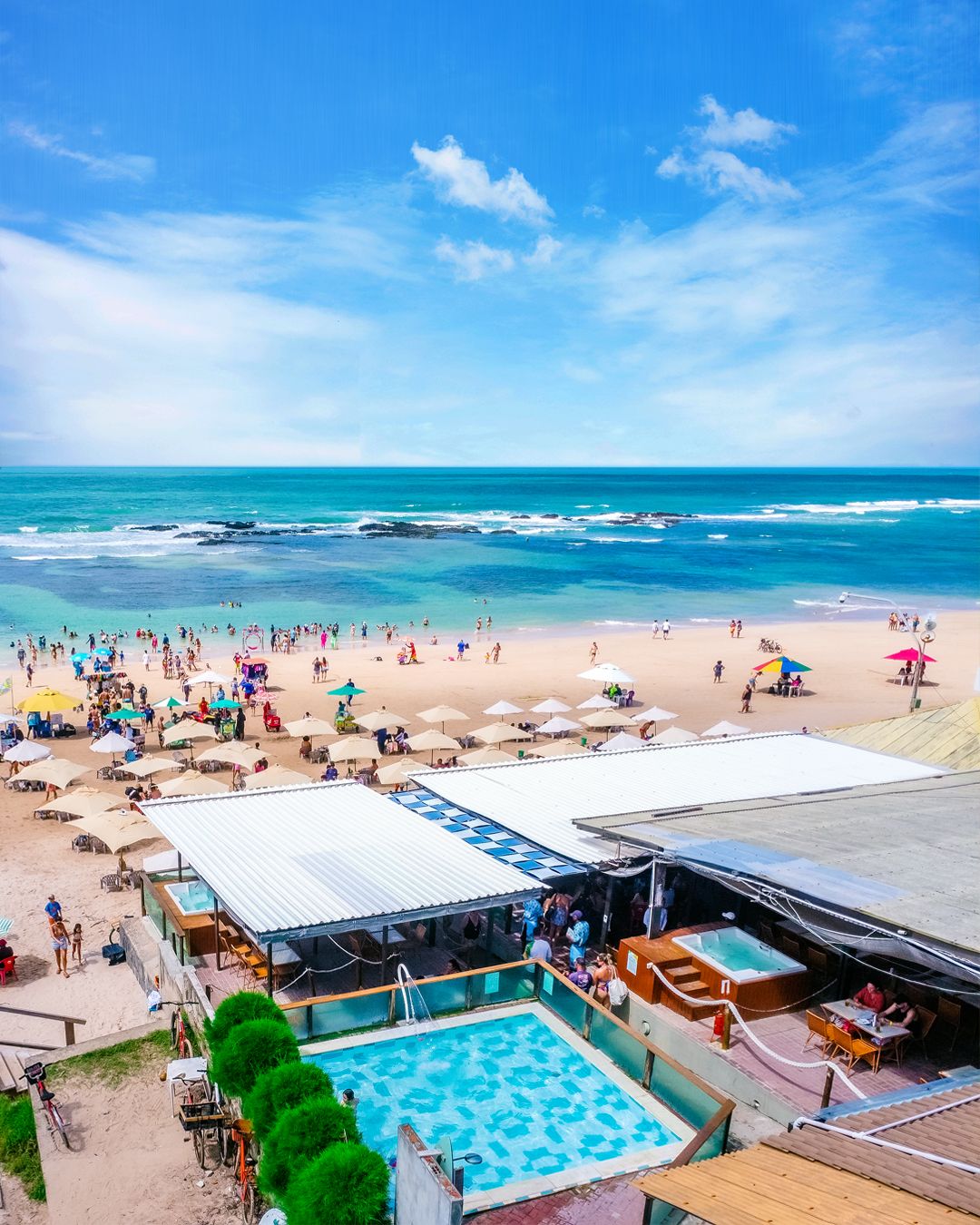 🏖️ Day Use Beach Club Bar da Praia – Praia do Cupe