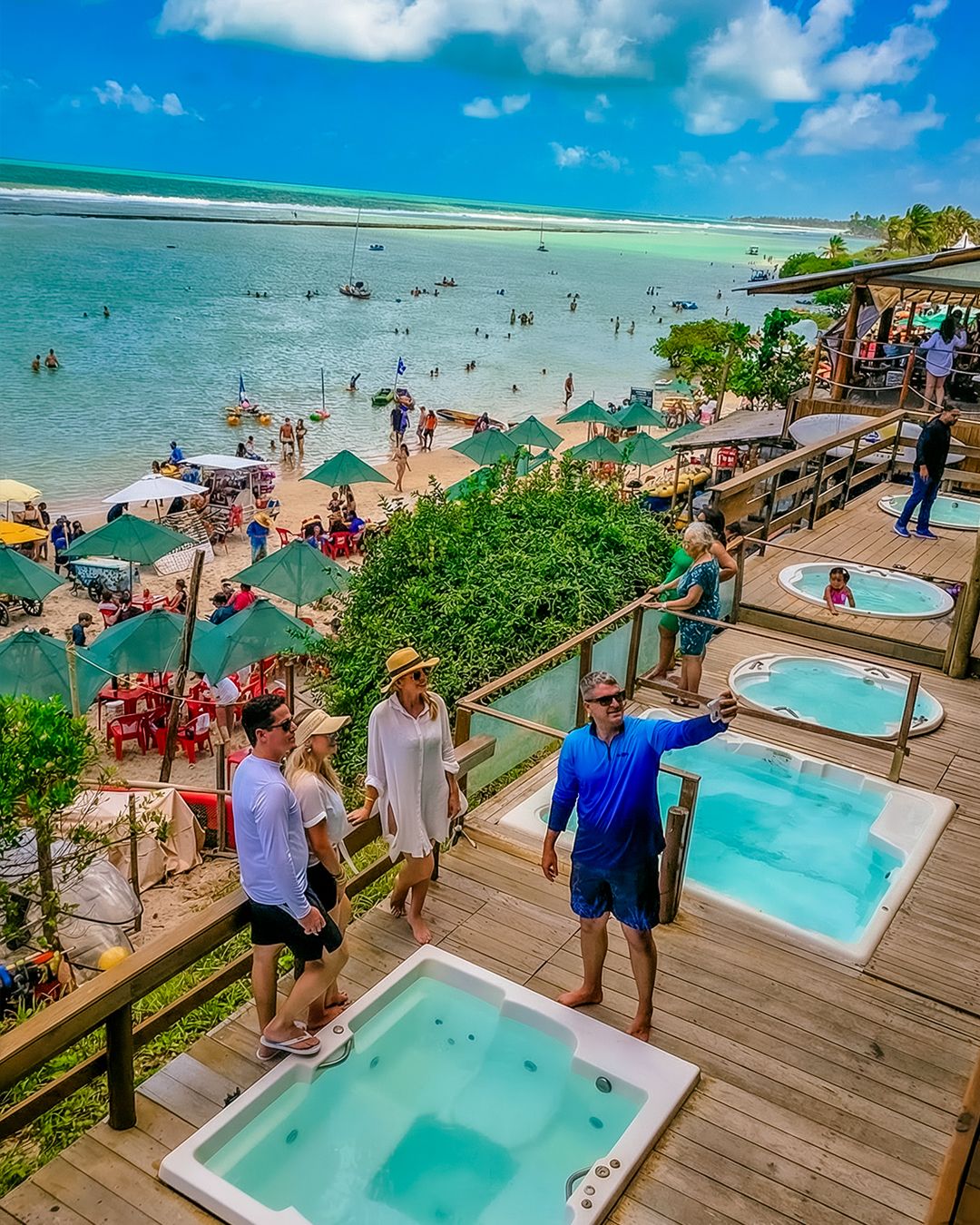 🏖️ Day Use Bar da Praia – Muro Alto