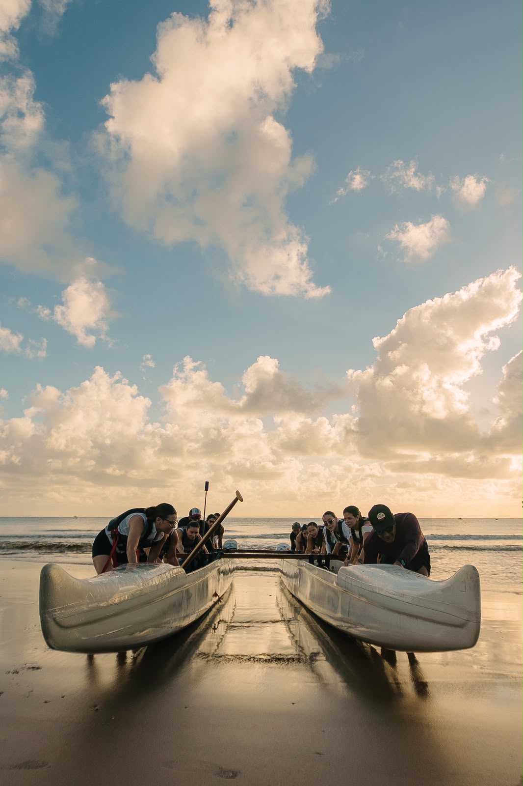 Experiência de Canoa Havaiana - Nascer do Sol