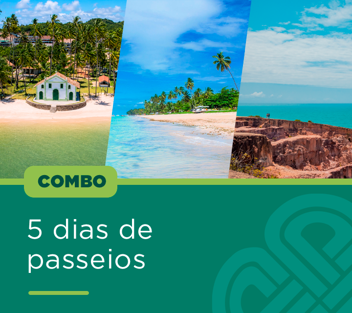 COMBO DE 5 DIAS DE PASSEIOS 