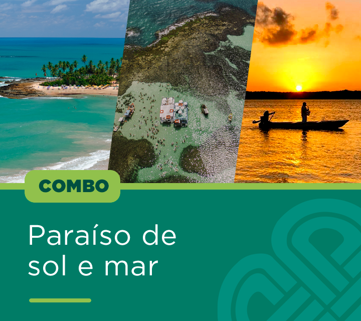 COMBO PARAÍSO DE SOL E MAR