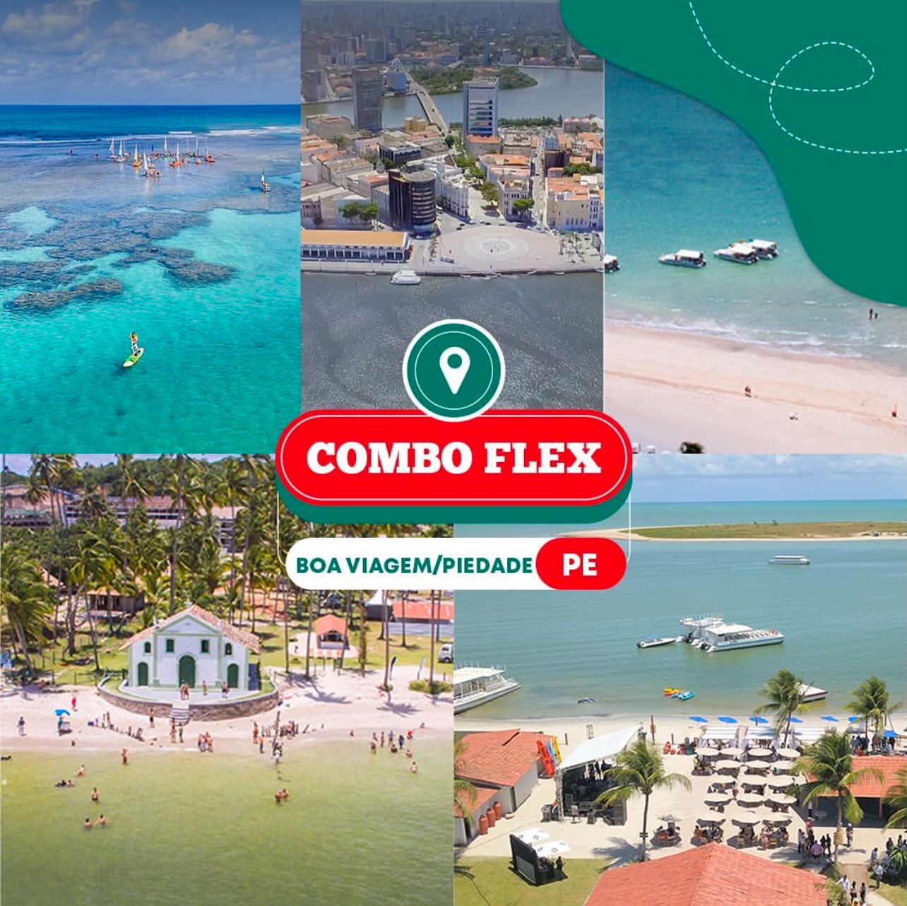 COMBO FLEX: 2 DIAS DE PASSEIOS